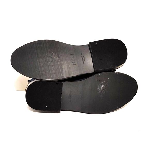 NYDJ Eileenspcs Ankle Boots Lace-Up Block Heel Soft Suede Blue Womens Size 5.5 - Picture 6 of 9